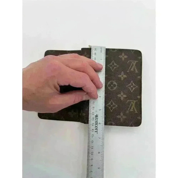 Louis Vuitton Women's Monogram Canvas Wallet Brown Credit Card Holder - Picture 13 of 16